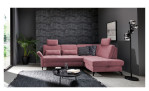Basis-Ecksofa Westminister in der Farbe Flider in einem Raum stehend