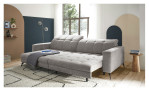 Wohnlandschaft LIV'IN Maradero mit Bezug in der Farbe "Grey", Milieuansicht mit Funktion