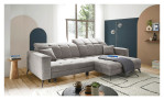 Wohnlandschaft LIV'IN Maradero mit Bezug in der Farbe "Grey", Milieuansicht
