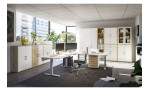 Büro-Regal vito Vary im Dekor Ice White supermatt, Milieu