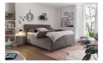 Boxspringbett set one Fairfield in der Farbe braun, in einem Raum stehend
