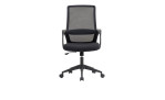 Drehstuhl Dream in schwarz mit ergonomisch geformter Rückenlehne, Draufsicht