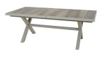 Gartentisch ausziehbar von Siena Garden in seidengrau / washed grey