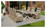 Gartentisch ausziehbar von Siena Garden in seidengrau / washed grey, Ansicht im Milieu