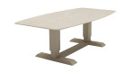 Gartentisch Terano von LC Garden in Taupe-Beige, höhenverstellbar, Anischt Seite