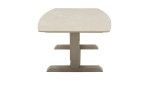 Gartentisch Terano von LC Garden in Taupe-Beige, höhenverstellbar, Anischt Seite