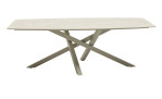 Gartentische Como von LC Garden in Taupe-Beige, Seitenansicht