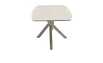 Gartentische Como von LC Garden in Taupe-Beige, Draufsicht