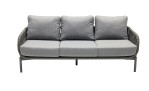 Gartensofa Camino von LC Garden in Grau-Anthrazit, Draufsicht