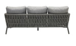 Gartensofa Camino von LC Garden in Grau-Anthrazit, Ansicht von hinten