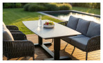 Gartensofa Camino von LC Garden in Grau-Anthrazit, Ansicht im Mileu