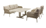 Gartensessel Camino von LC Garden in Beige-Taupe, Ansicht mit weiteren Möbeln