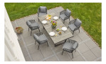 Gartenstuhl Sunrepo mit Rope-Geflecht und Aluminium-Gestell in Anthrazit, Milieu