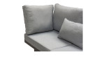 Armteil zum Sofa Bondino in Grau und Anthrazit inkl. Kissen
