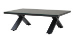 Gartentisch Ravenna, Platte: 3D-gedrucktes Glas, Gestell Aluminium