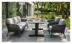 Gartensofa Camino von LC Garden in Grau-Anthrazit, Ansicht im Mileu