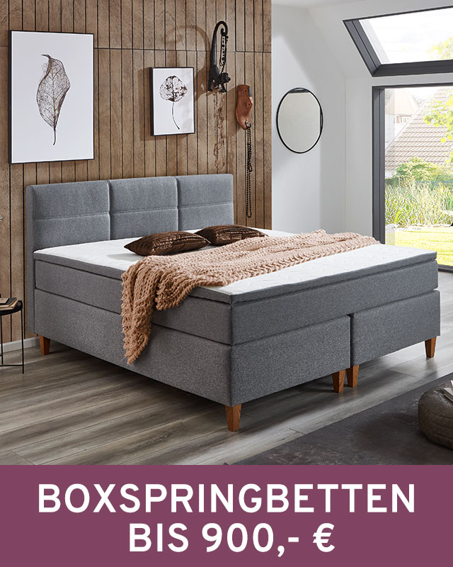 Boxspringbetten unter 900,- €