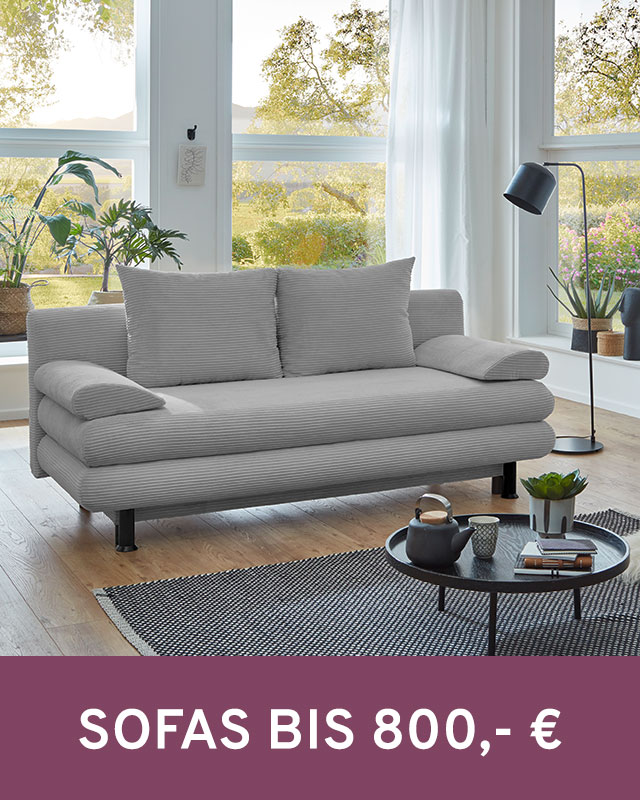 Sofas unter 800,- €